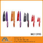 6Pcs Kitchen Knife Set With Pp+Tpr Handle