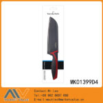 7" Santoky Knife Non-Sticker Blade With Pp+Tpr Handle