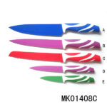 8" Non Stick Coating Kitchen Knife/Bread Knife With Blade Cover D/B