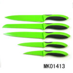 5Pcs Kitchen Knife Set Non Stick Coating