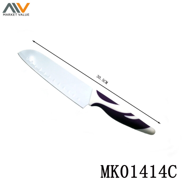 7" Santoku Knife With Tpr Handle In Polybag