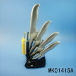 4 Pcs Pladtic Handle Ceramic Knives