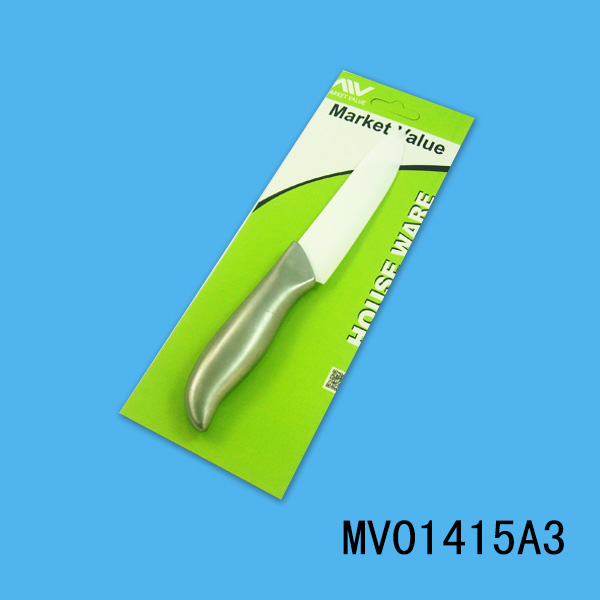 4"Pladtic Handle Ceramic Knives