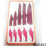 5Pcs S/S Rubber Handle  Non-Stick Kitchen Tools