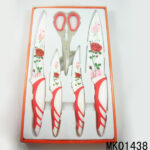 5Pcs S/S Rubber Handle Non-Stick Kitchen Tools