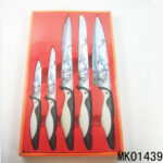 5Pcs S/S Rubber Handle Non-Stick Kitchen Tools