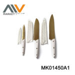 3Pcs Golden Knife Set Hamber Blister