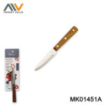 3.5" Paring Knife Wooden Handle TC