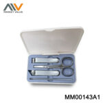 4Pcs Manicure Set In Leather Case