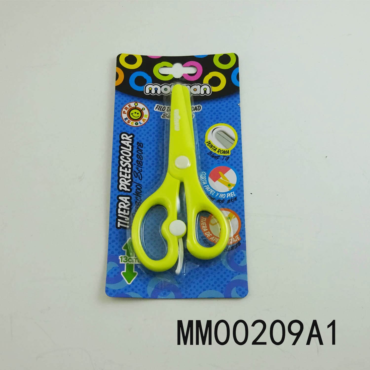 MM00209A1 100% Plastic Preschool Scissors