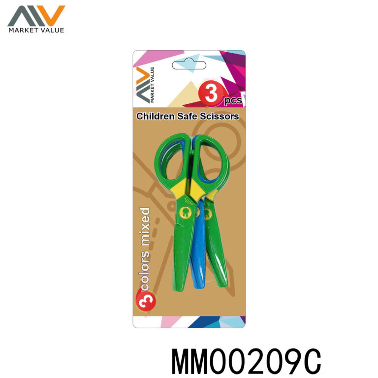 2 Piece 100% Plastic Childen Safe Scissors