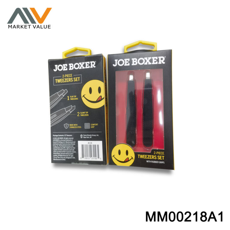 2Pcs Ss Tweezer With Silicone Cover In Box