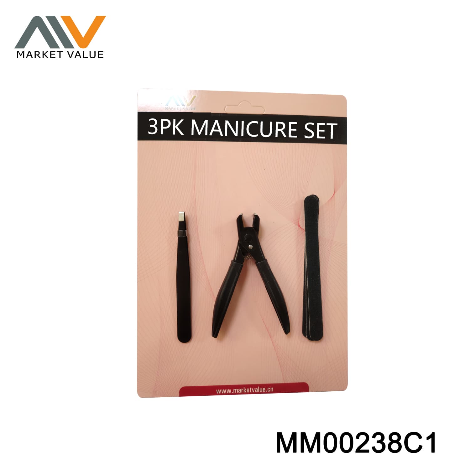 MM00238C1 3Pcs Manicure Set