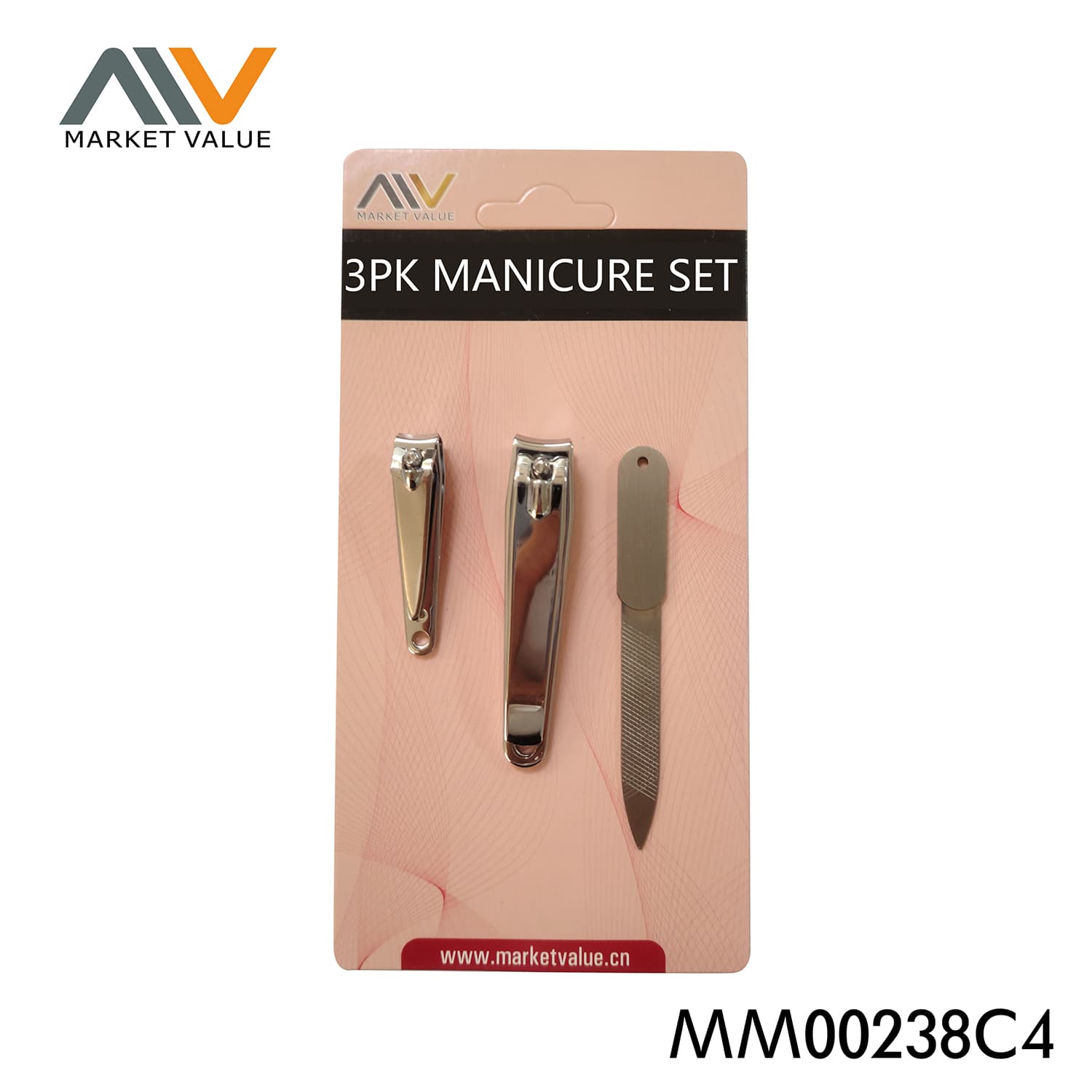 MM00238C4 3Pcs Manicure Set
