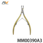 Double Spring Bright Ss Cuticle Nipper In Pvc Bag