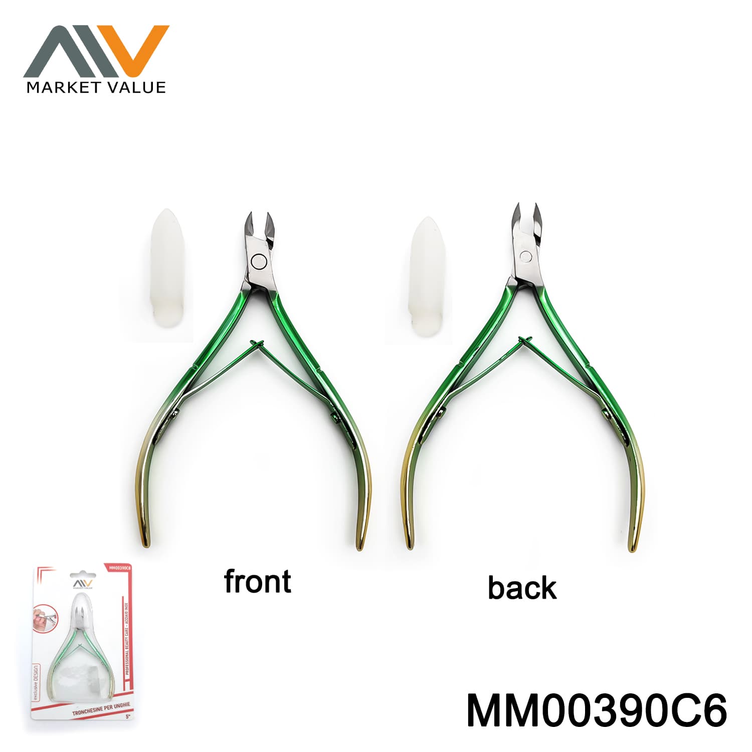 MM00390C6 Dual-Color Cuticle Nipper