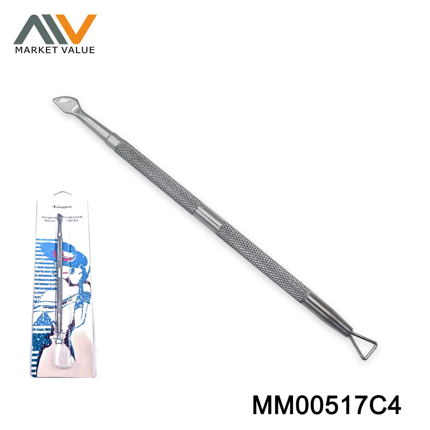 MM00517C4 S/S Nail Cuticle Pusher