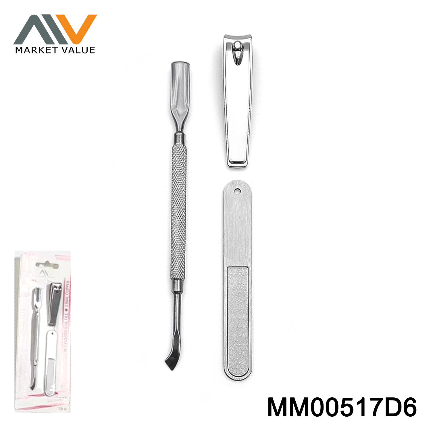 MM00517D6 3PK Manicure Nail File Set