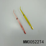 S/S Cotton Tweezer With Coating In Pvc Bag