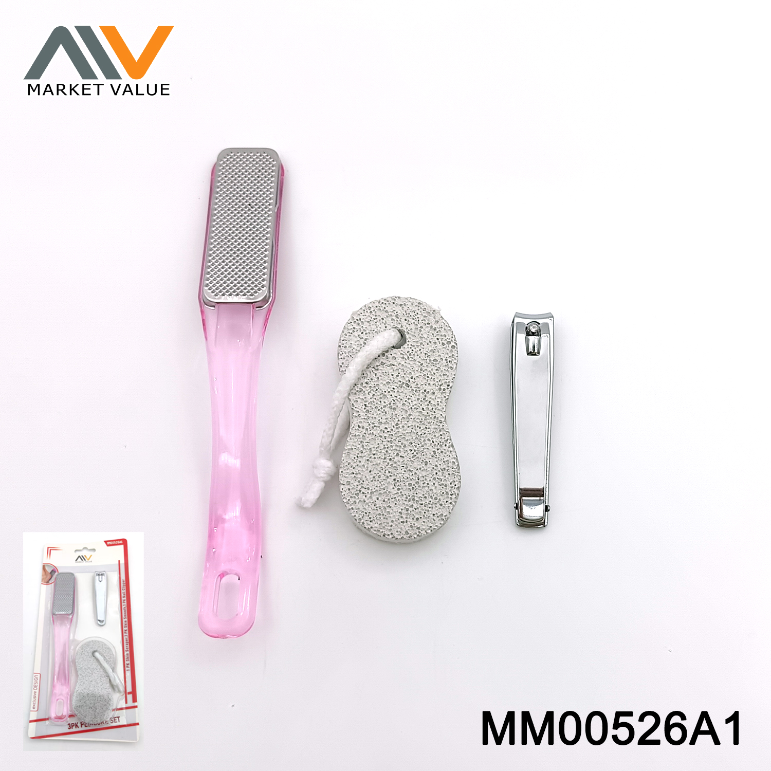 MM00526A1 3PK PEDICURE SET BC