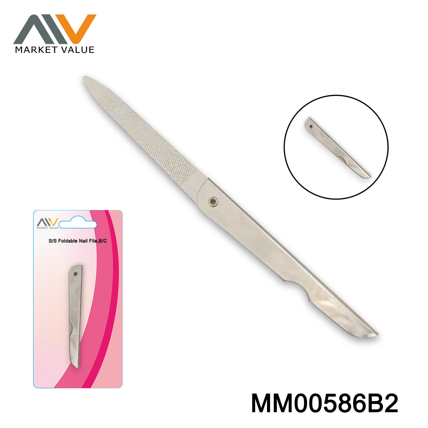 MM00586B2 S/S Foldable Nail File