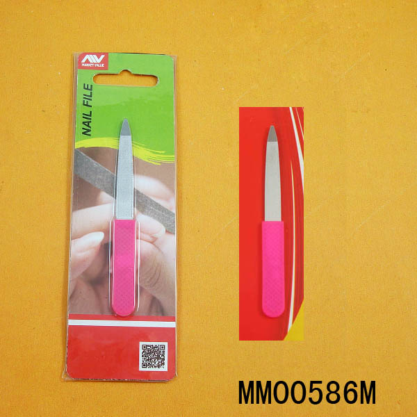 MM00586M Nail File With Silicone Handle