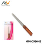 S/S Nail File With Silicone Handle