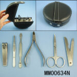7Pcs S/S Mannicure Set In Pu Leather Bag