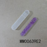 Crystal Glass Nail File With Polishing Finish In Pvc Box