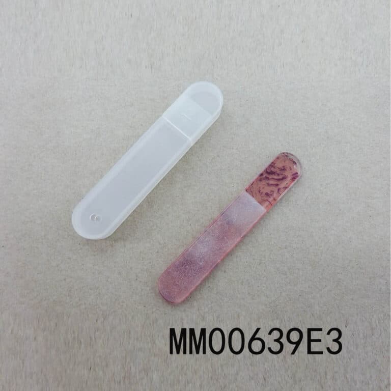 Crystal Glass Nail File With Polishing Finish In Pvc Box