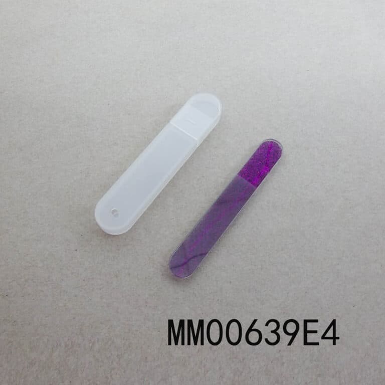 Crystal Glass Nail File With Polishing Finish In Pvc Box