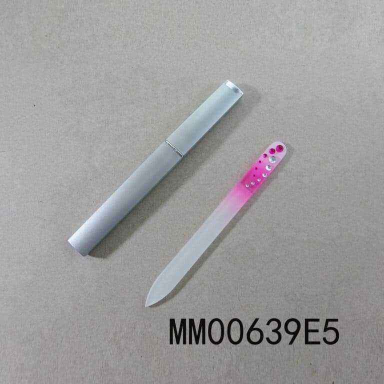 Crystal Glass Nail File With Diamond In Pvc Box