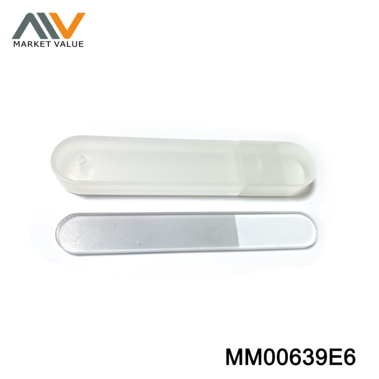 Crystal Glass Nail File With Polishing Finish In Pvc Box