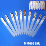 Crystal Glass Nail File With Printing In Pvc Bag