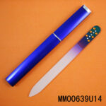 Crystal Glass Nail File With Diamond In Pvc Box