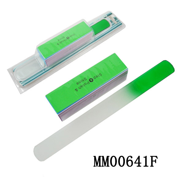 4 Side Nail File+Glass Nail File