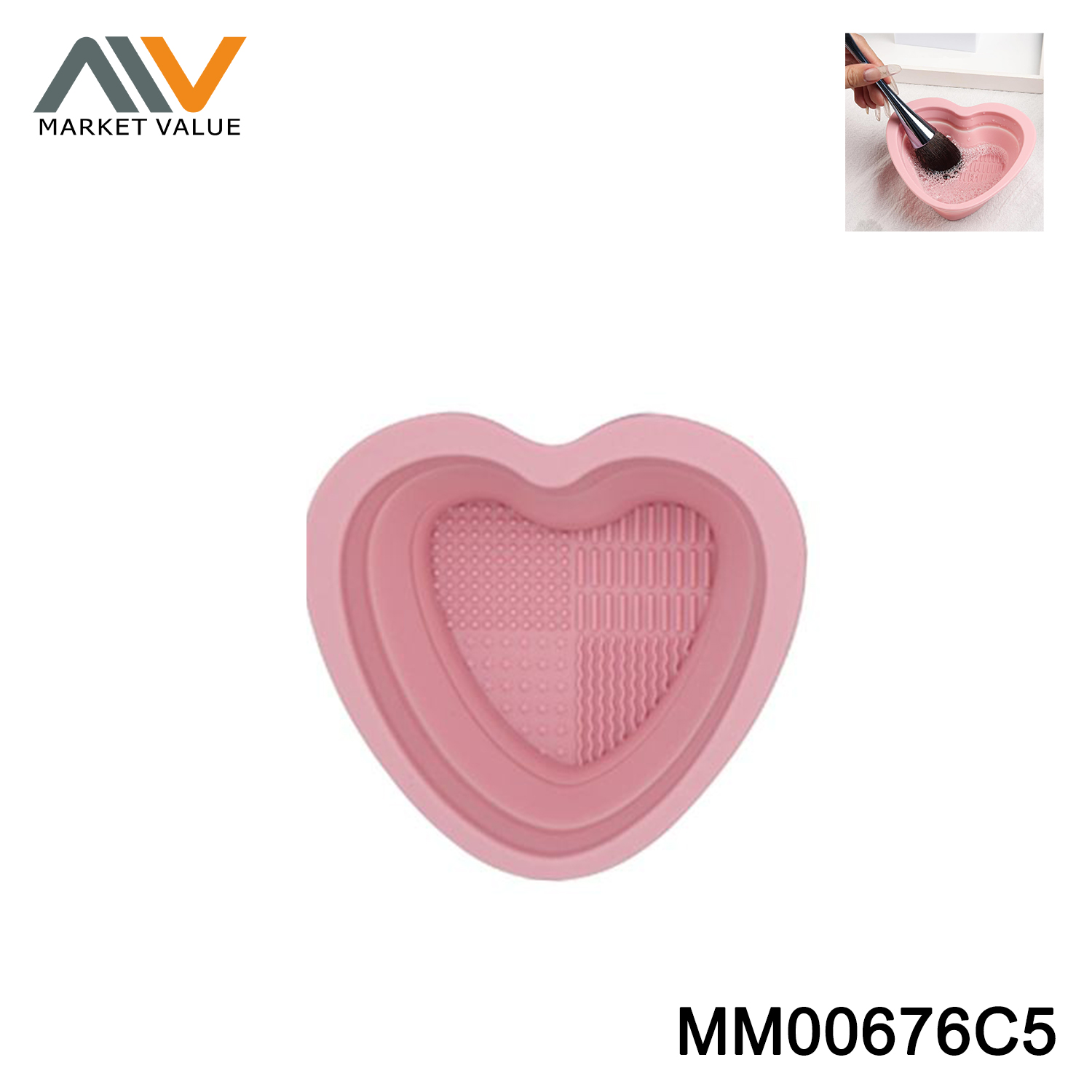 MM00676C5 Silicone Facial Bowl in Colour Box