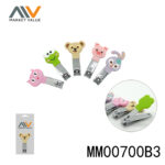 Kid Nail Clipper With Silicone Animal Cartoon Handle