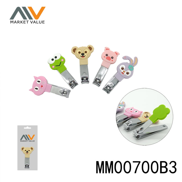 Kid Nail Clipper With Silicone Animal Cartoon Handle