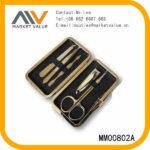 5Pcs  Stainless Steel Manicure Set In Case