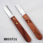 S/S Pet Comb W/Wooden Handle