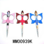 Beauty Scissors With Fairy Butterfly Design Drape Coating Handle