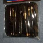 6Pcs Brush In Leather Bag