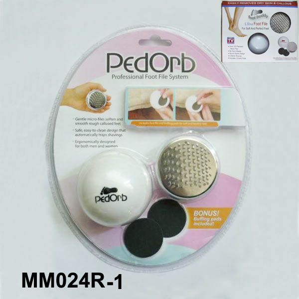 MM024R-1 Sphericity Foot File In Color Box