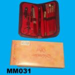 9Pcs Manicure Set In Leather Bag