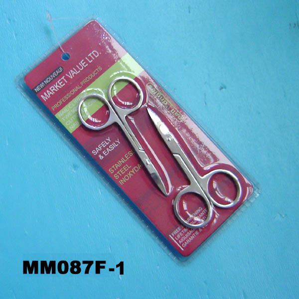 MM087F-1 2Pcs Beauty Scissors D/B