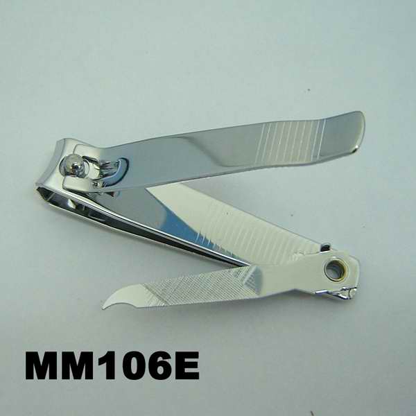 MM106E Nail Clipper Chrome With File