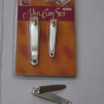 2Pc Nail Clipper Pearl Face