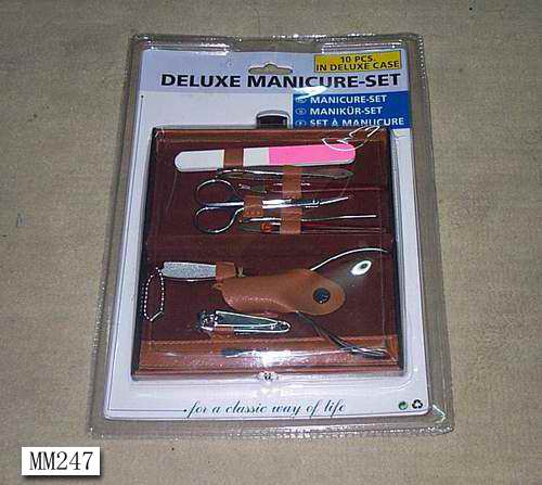 MM247 10Pcs Deluxe Manicure Sets