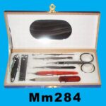 8Pcs Manicure Set In Wooden Box